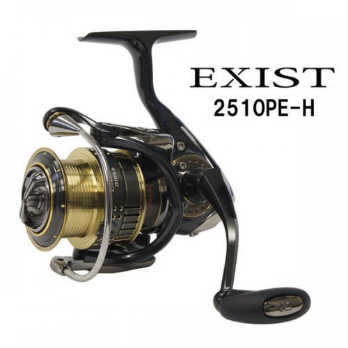 リール DAIWA EXIST2510PE-H Daiwa EXIST2510PE-H Spinning Fishing Reel, 8-12 Lb, Black